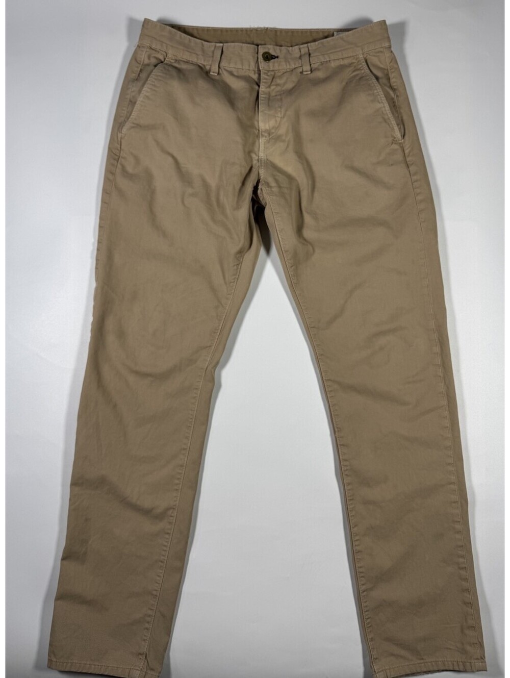 Rag & Bone Standard Chino Pants Mens 34x32 Khaki Cotton Slim Straight